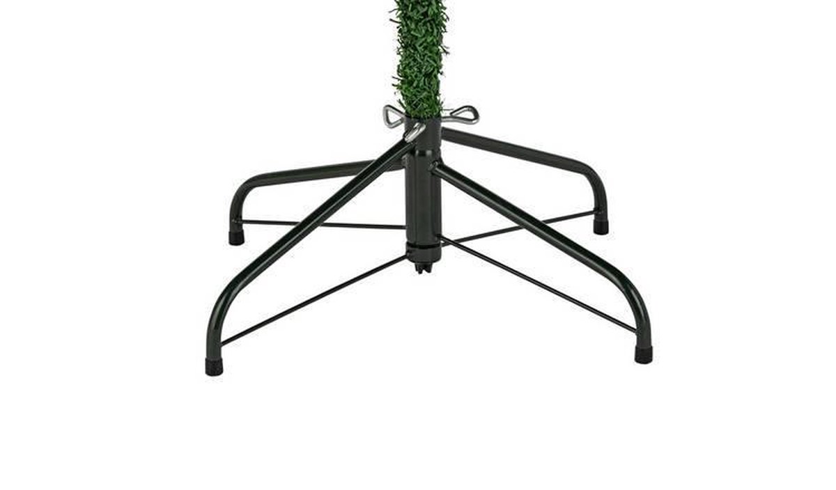Kunstkerstboom 180cm versierd met dennenappels en bessen