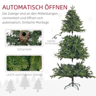 Kunstkerstboom 183 cm (Ø122 cm)