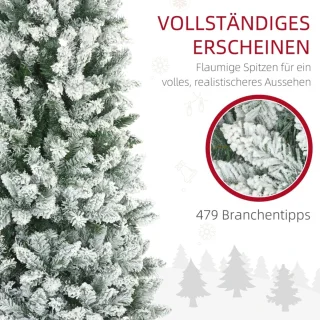 Kunstkerstboom 183 cm Ø65 cm Driedelig