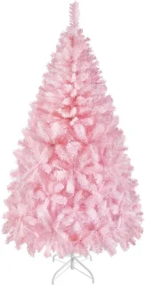 Kunstkerstboom - 183 cm - roze - 598 takken