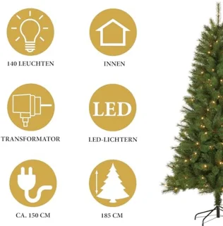 Kunstkerstboom 185 cm