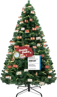 Kunstkerstboom 195 cm PVC - merkloos