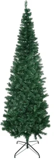 Kunstkerstboom 2,1 m groen inclusief standaard en LED-verlichting