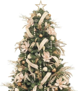Kunstkerstboom 210 cm Champagne