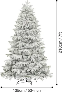 Kunstkerstboom 210 cm - Edelsparrenstandaard