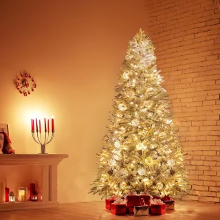 Kunstkerstboom 210 cm - Edelsparrenstandaard