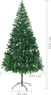 Kunstkerstboom 210 cm groen