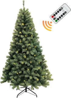 Kunstkerstboom 210 cm groen (PVC)
