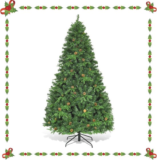 Kunstkerstboom 210 cm LED Inklapbaar