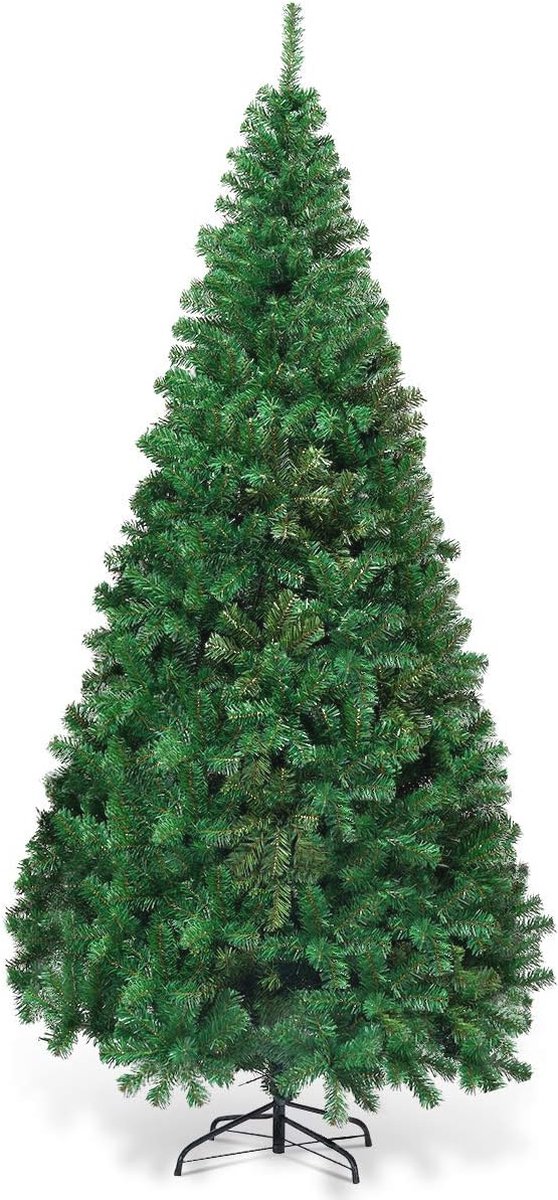 Kunstkerstboom 210 cm met Dichte Takken en Stabiele Voet