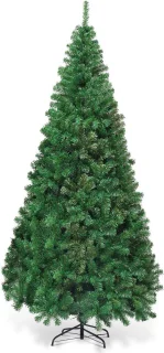 Kunstkerstboom 210 cm met Dichte Takken en Stabiele Voet