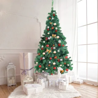 Kunstkerstboom 210 cm met Dichte Takken en Stabiele Voet