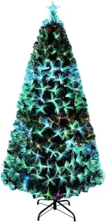 Kunstkerstboom 210 cm met metalen stand