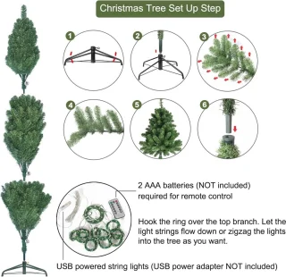 Kunstkerstboom 210 cm