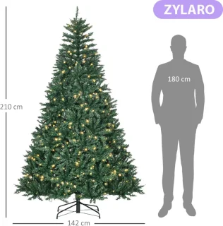 Kunstkerstboom 210 cm (Ø142 cm) - Groen