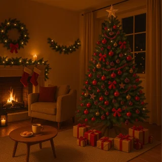 Kunstkerstboom 210 cm