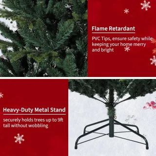 Kunstkerstboom 210 cm – PE/PVC