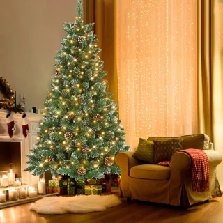 Kunstkerstboom 210 cm PVC dennenboom