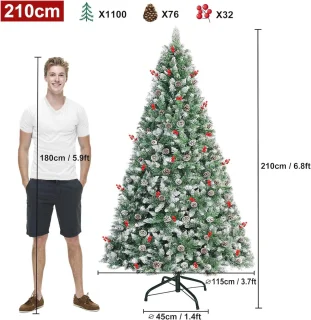 Kunstkerstboom 210 cm
