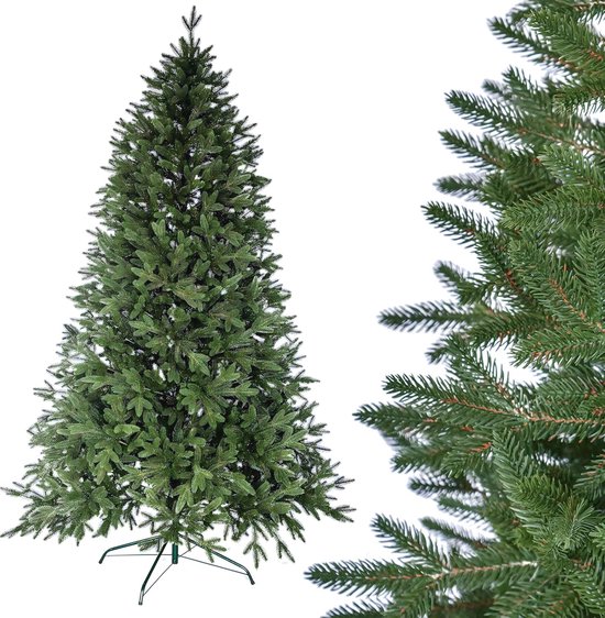Kunstkerstboom 210 cm Realistische Kunstdennenboom met Standaard