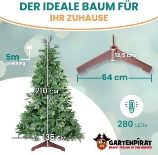 Kunstkerstboom 210 cm