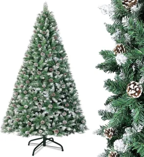 Kunstkerstboom 210 cm Wit