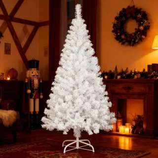 Kunstkerstboom 210 cm Wit
