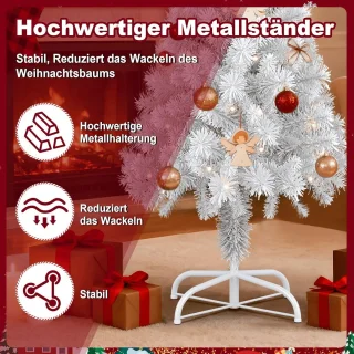 Kunstkerstboom 210 cm Wit