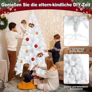 Kunstkerstboom 210 cm Wit