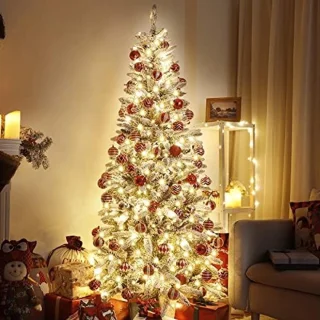 Kunstkerstboom 210 cm - wit