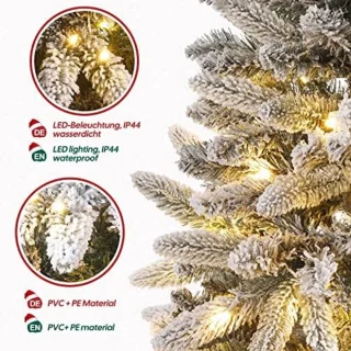 Kunstkerstboom 210 cm - wit