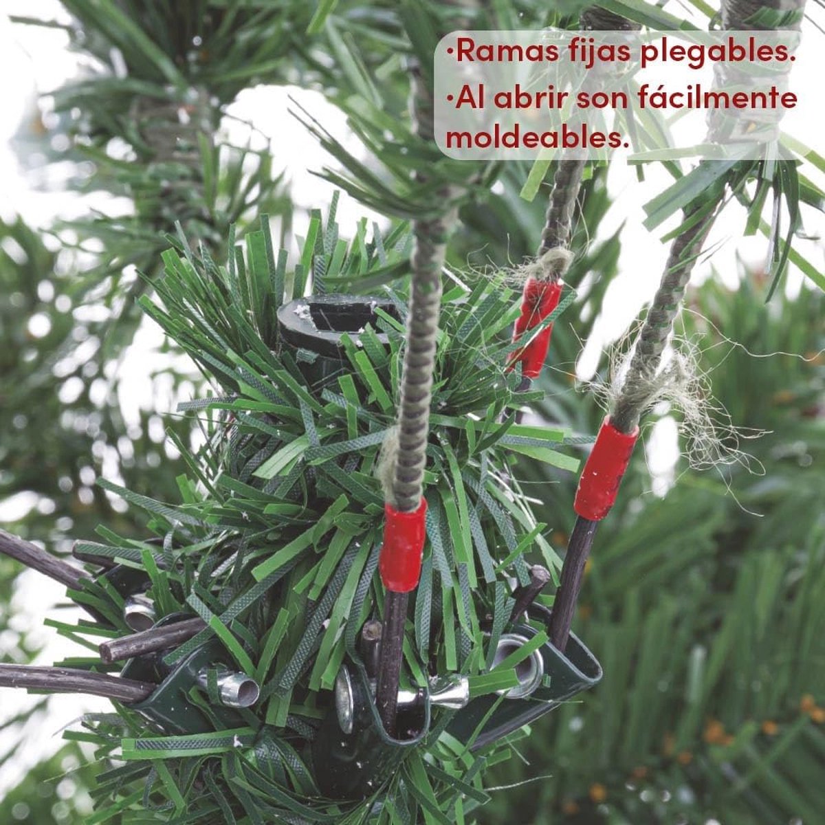 Wat vinden we goed aan de Kunstkerstboom 210 cm wit groen