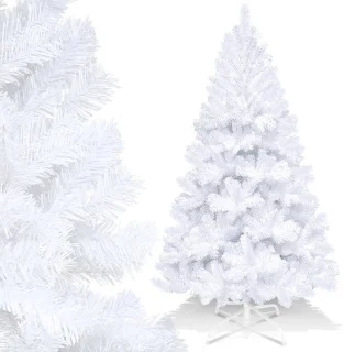 Kunstkerstboom 210 cm wit met 950 takken