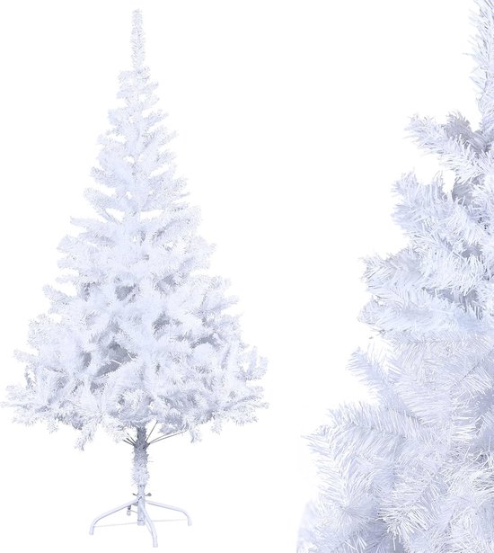 Transformeer je Kerst met de Stralende Witte Kunstkerstboom van 210 cm