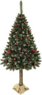 Kunstkerstboom 220 cm Groen PVC Met Stam