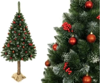 Kunstkerstboom 220 cm modulair met stam