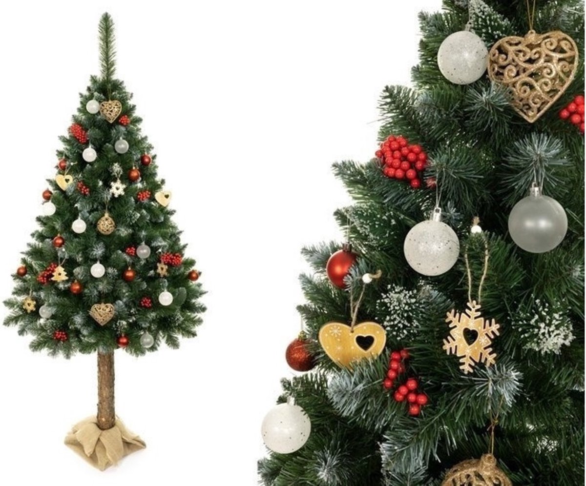 Kunstkerstboom 220 cm modulair met stam