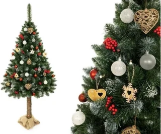 Kunstkerstboom 220 cm modulair met stam