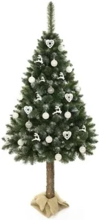 Kunstkerstboom 220 cm modulair met stam