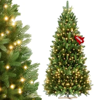 Kunstkerstboom 225 cm PVC dennenboom