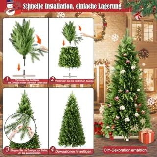 Kunstkerstboom 225 cm PVC dennenboom