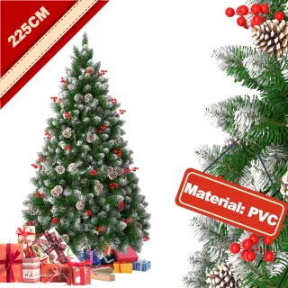 Kunstkerstboom 225 cm PVC-spar