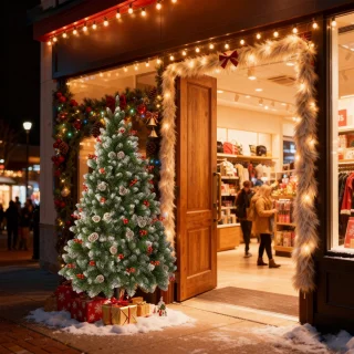 Kunstkerstboom 225 cm PVC-spar