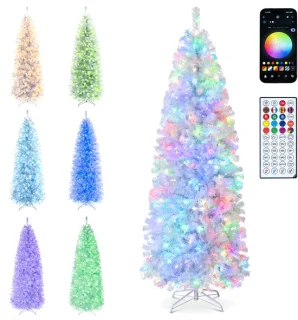 Kunstkerstboom 225 cm van Costway