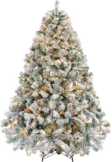 Kunstkerstboom 230 cm – besneeuwd wit