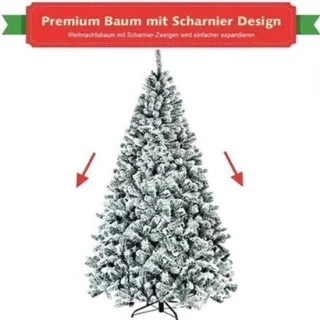 Kunstkerstboom 230 cm sneeuwkerstboom