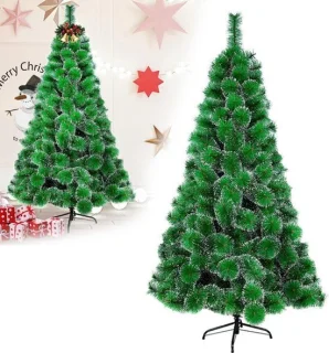 Kunstkerstboom 240 cm dennenboom met sneeuweffect