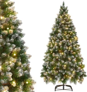 Kunstkerstboom 240 cm met LED-verlichting NAIZY