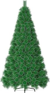 Kunstkerstboom 240 cm PVC met metalen standaard