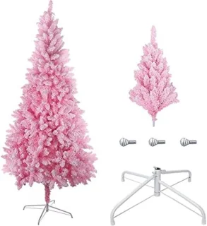 Kunstkerstboom 240 cm roze